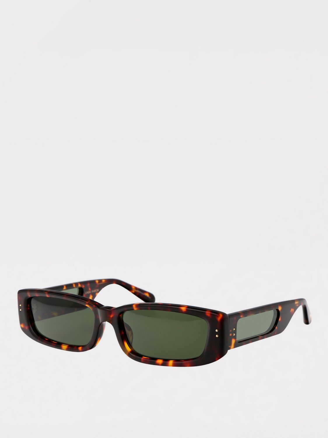 LINDA FARROW Sonnenbrille Damen Farbe Braun