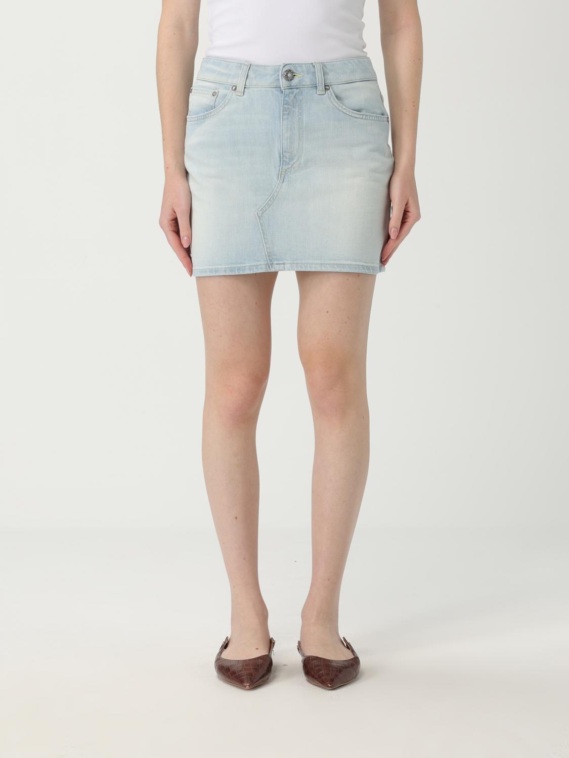 Dondup Skirt  Woman Color Blue