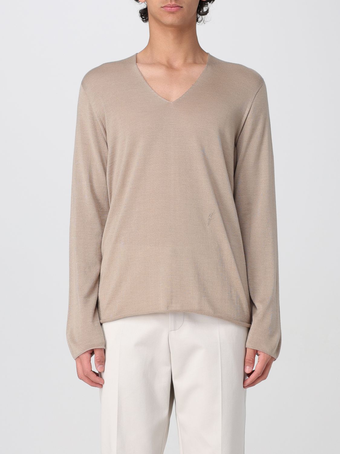 Ferragamo V-neck Sweater With Long Sleeves