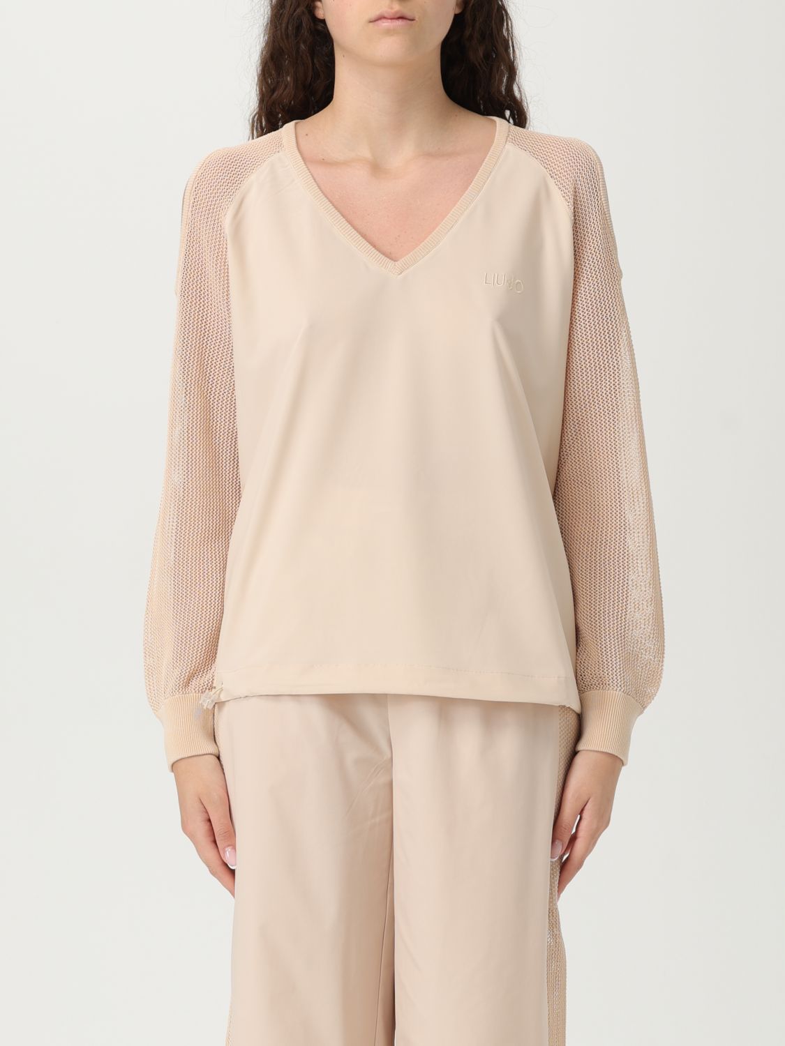 Liu •jo Sweatshirt Liu Jo Woman Color Beige