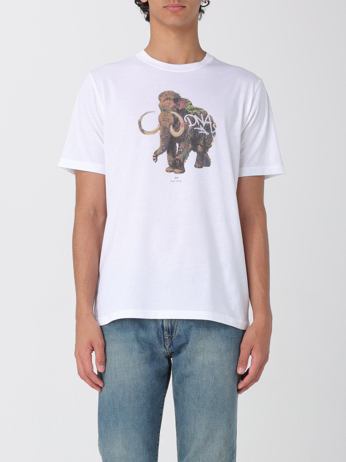 Ps By Paul Smith Ps Paul Smith Graffiti Mammoth Cotton T-shirt