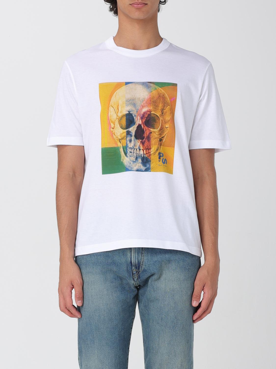 Ps By Paul Smith Ps Paul Smith Skull Square Cotton T-shirt