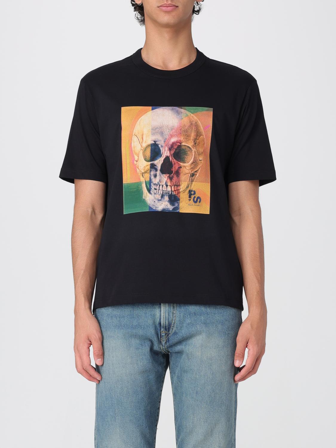 Ps By Paul Smith Ps Paul Smith Skull Square Cotton T-shirt