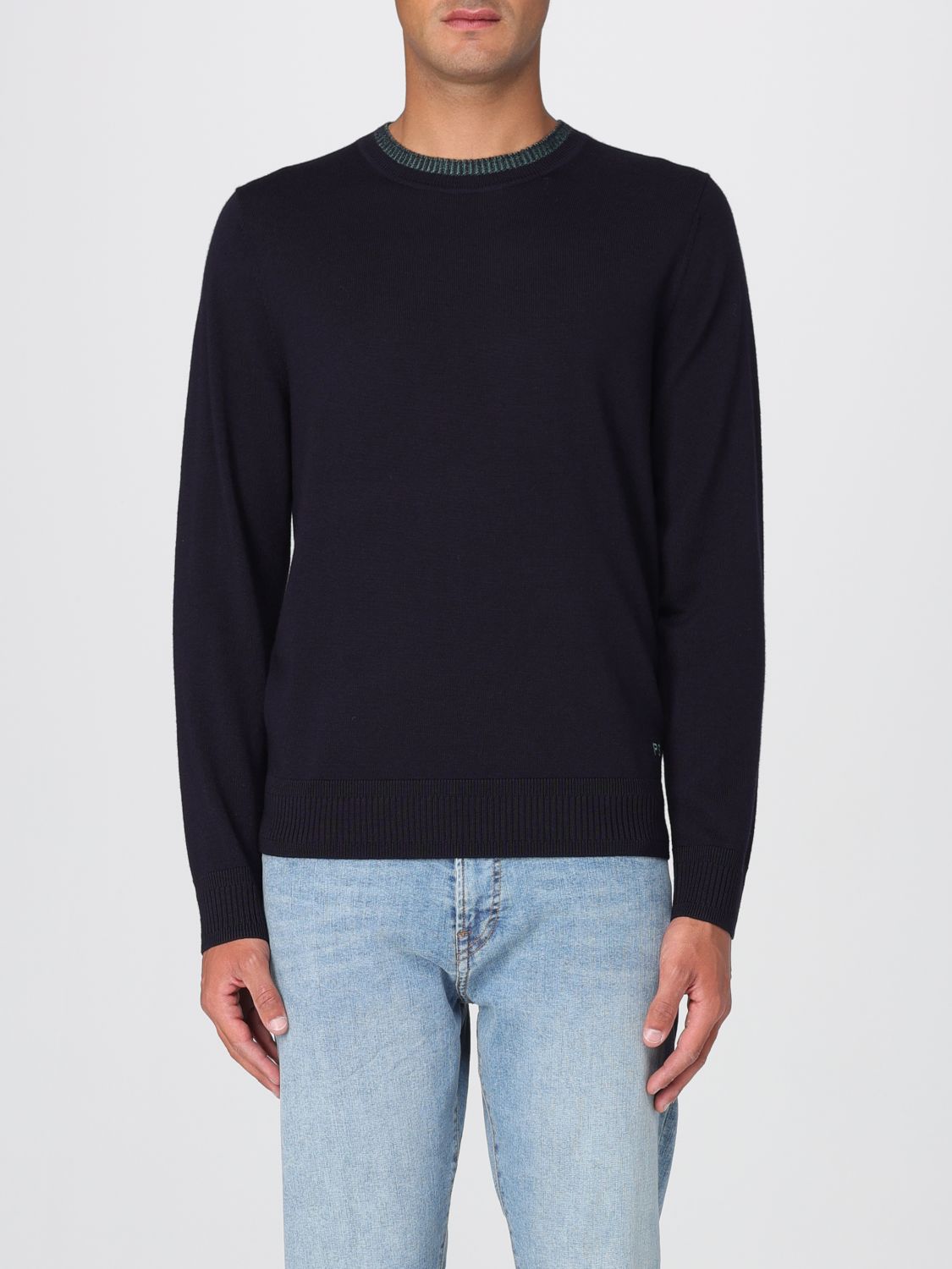 Ps By Paul Smith Sweater Ps Paul Smith Men Color Blue