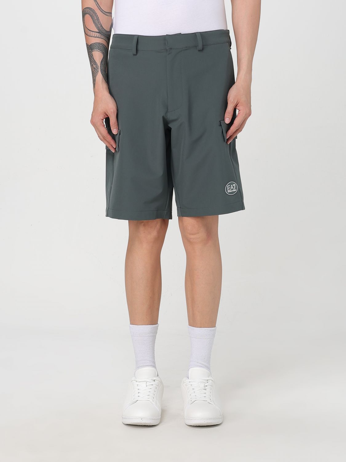 Ea7 Ventus7 Technical Fabric Cargo Shorts