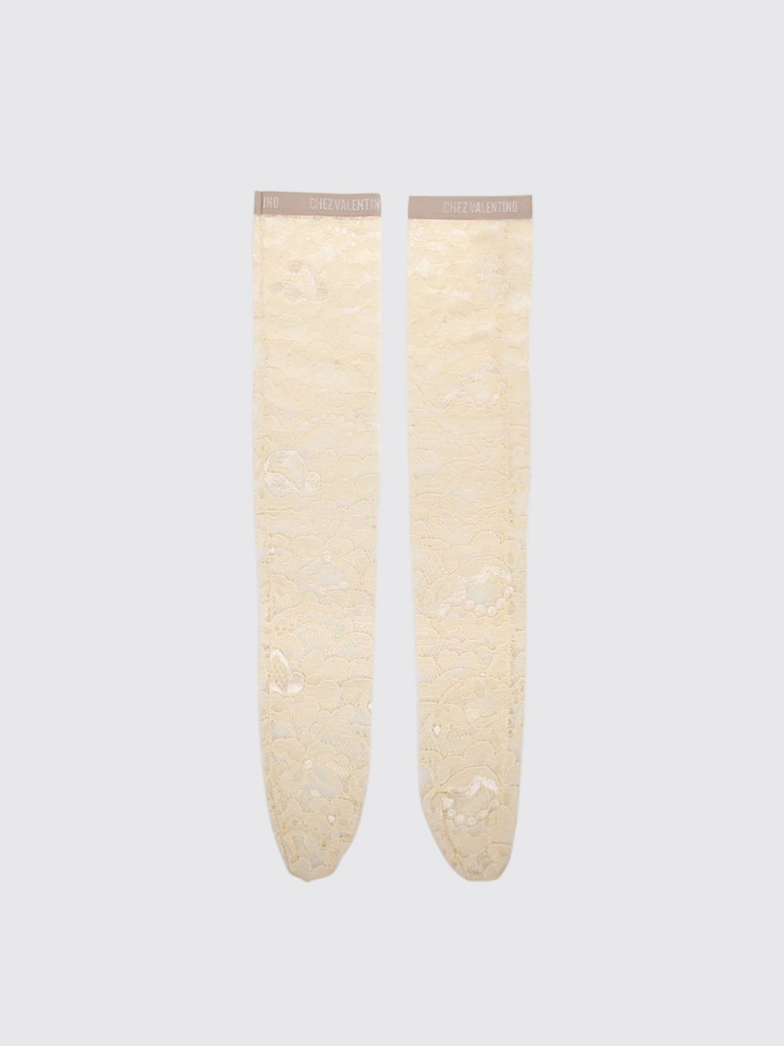 Valentino Socks  Woman Colour Ivory