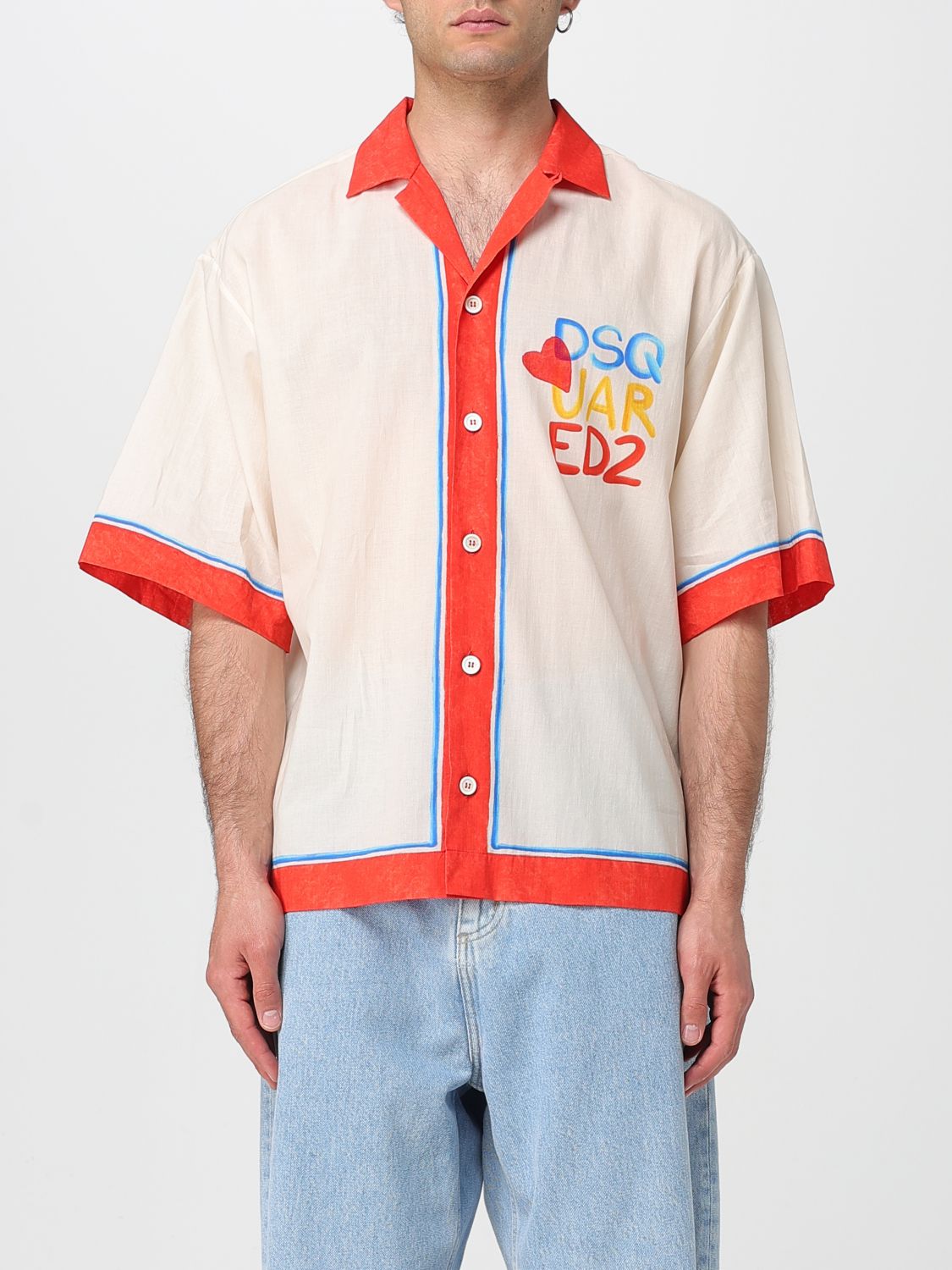 Dsquared2 Shirt Men Color Multicolor