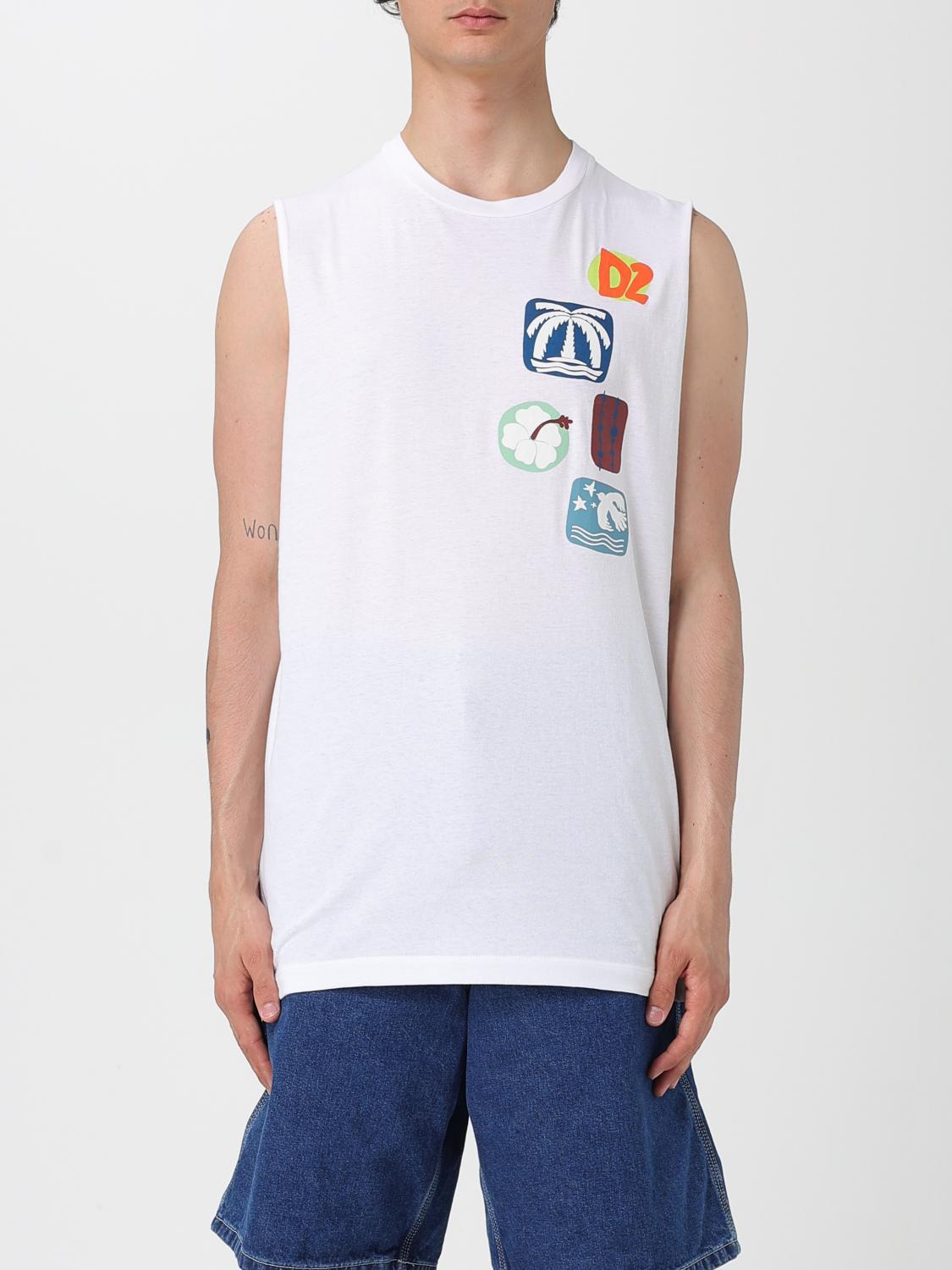 Dsquared2 T-shirt Men Color White