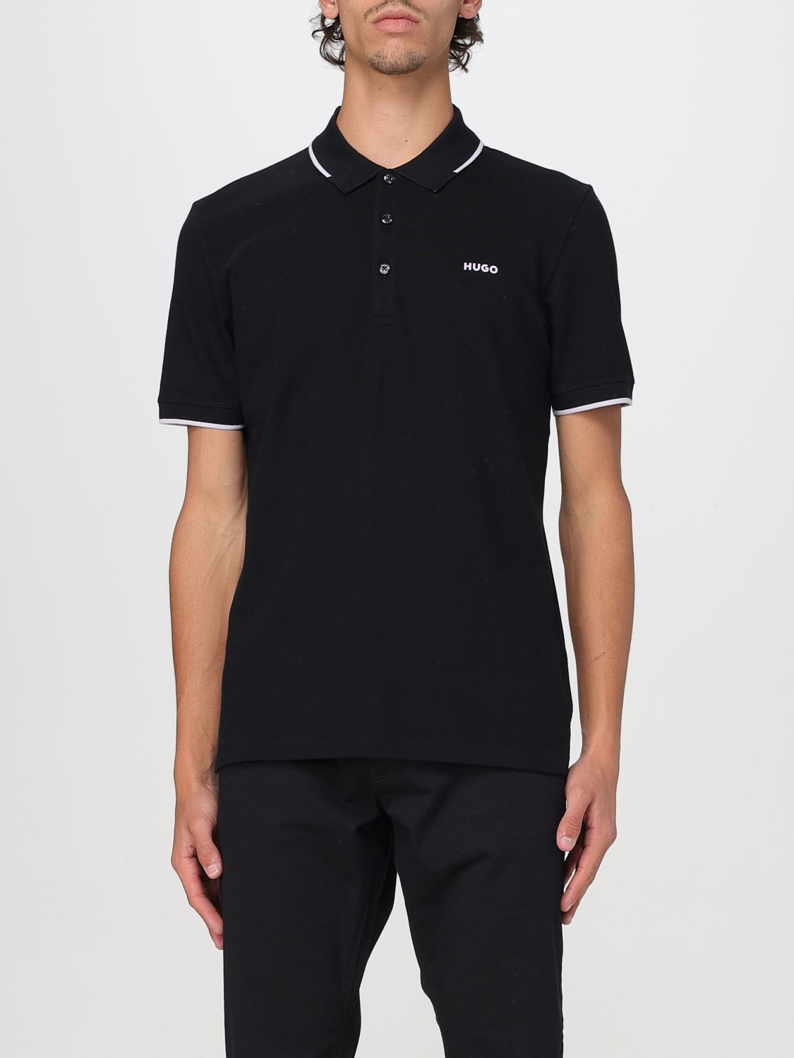 Hugo Boss Polo Shirt Hugo Men Color Black