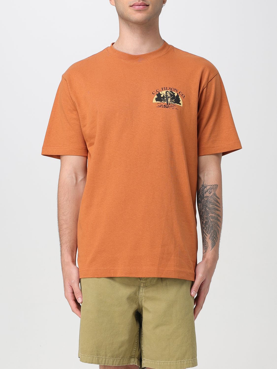 Filson T-shirt  Men Color Camel