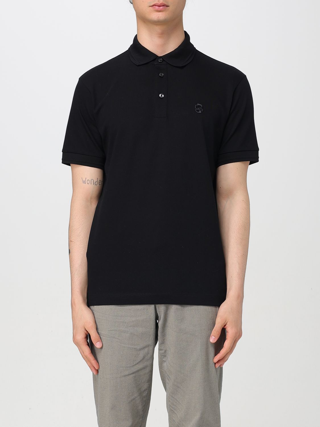 Shop Hugo Boss Polo Shirt Boss Men Color Black