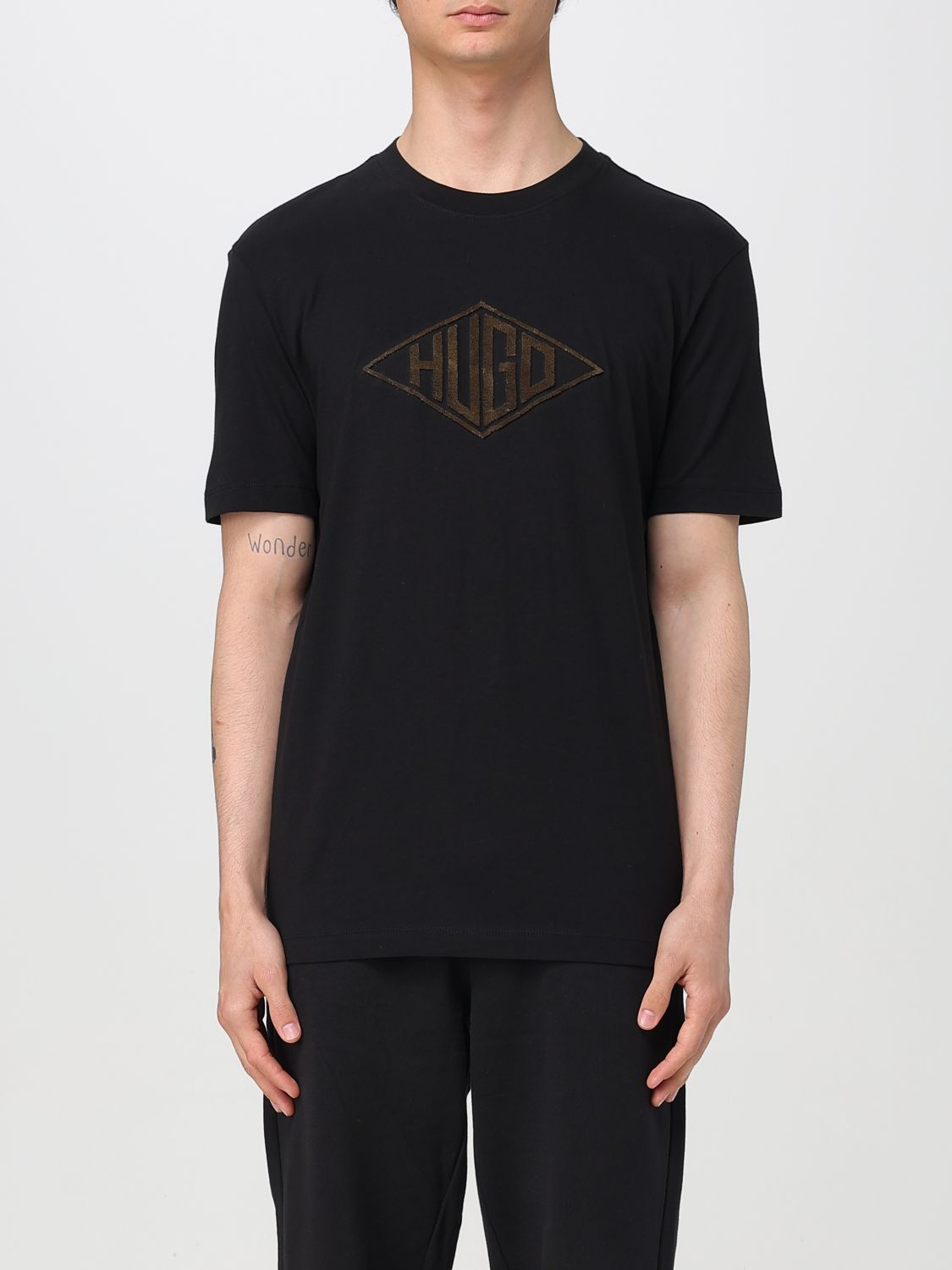 Hugo Boss T-shirt Hugo Men Color Black In Black