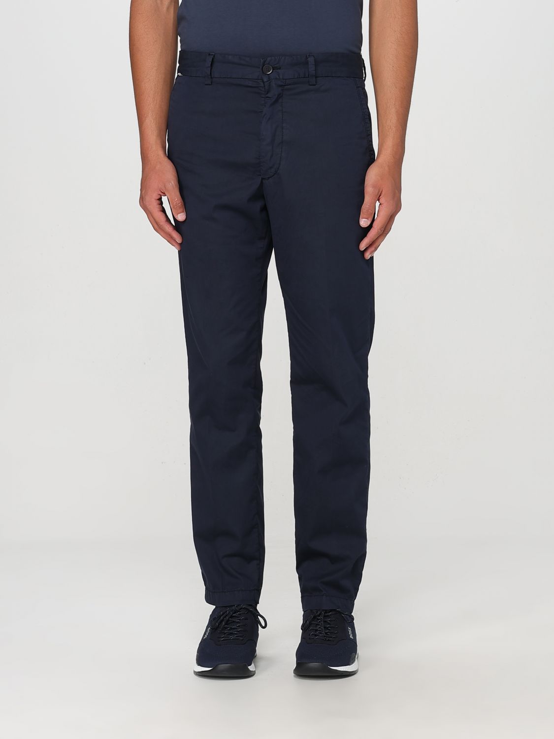 Hugo Boss Pants Boss Men Color Blue