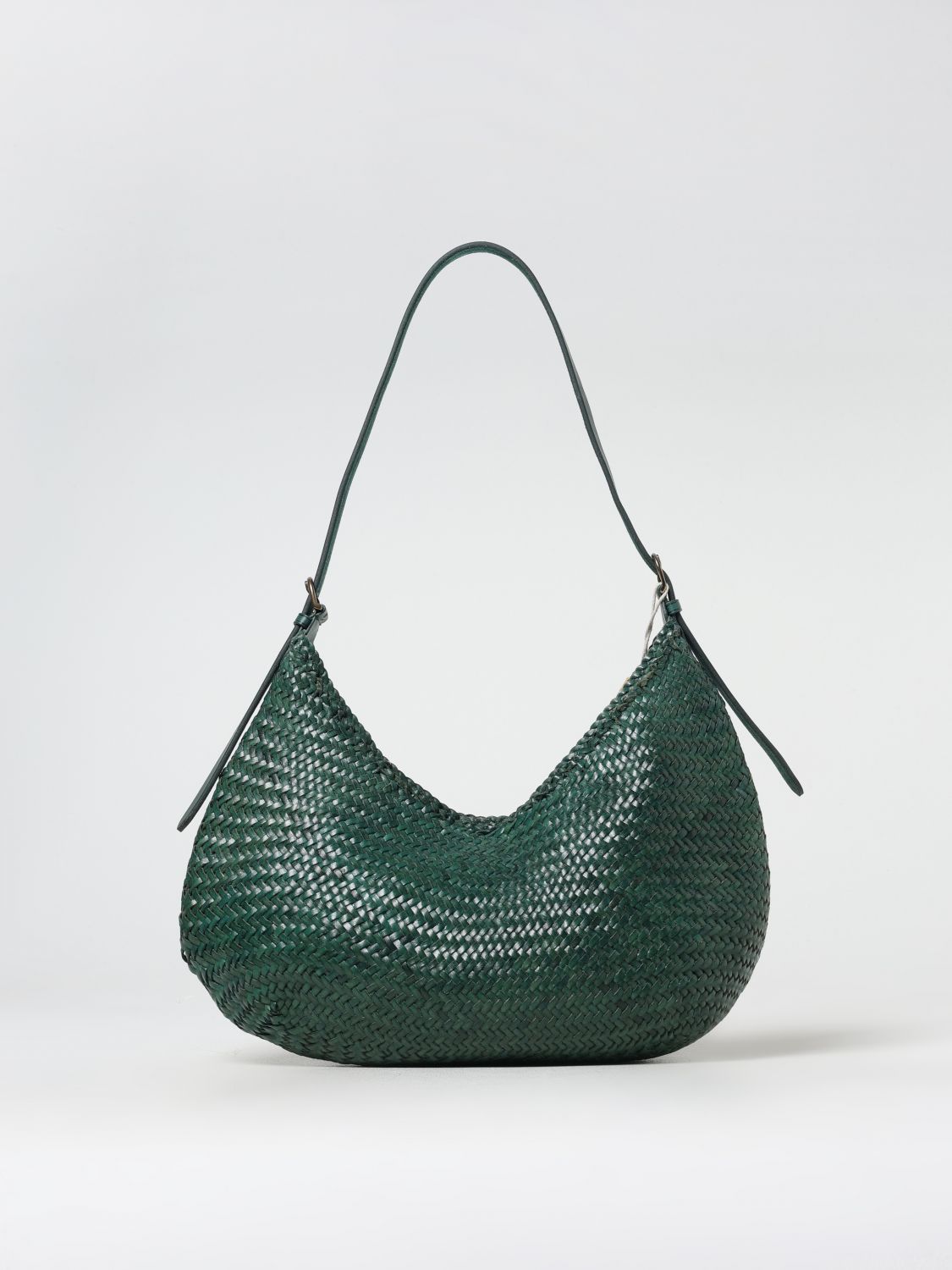 Dragon Diffusion Curved Woven Texture Shoulder Bag