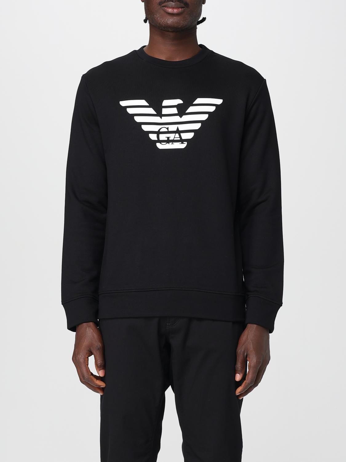 Emporio Armani Cotton Blend Crewneck Sweatshirt