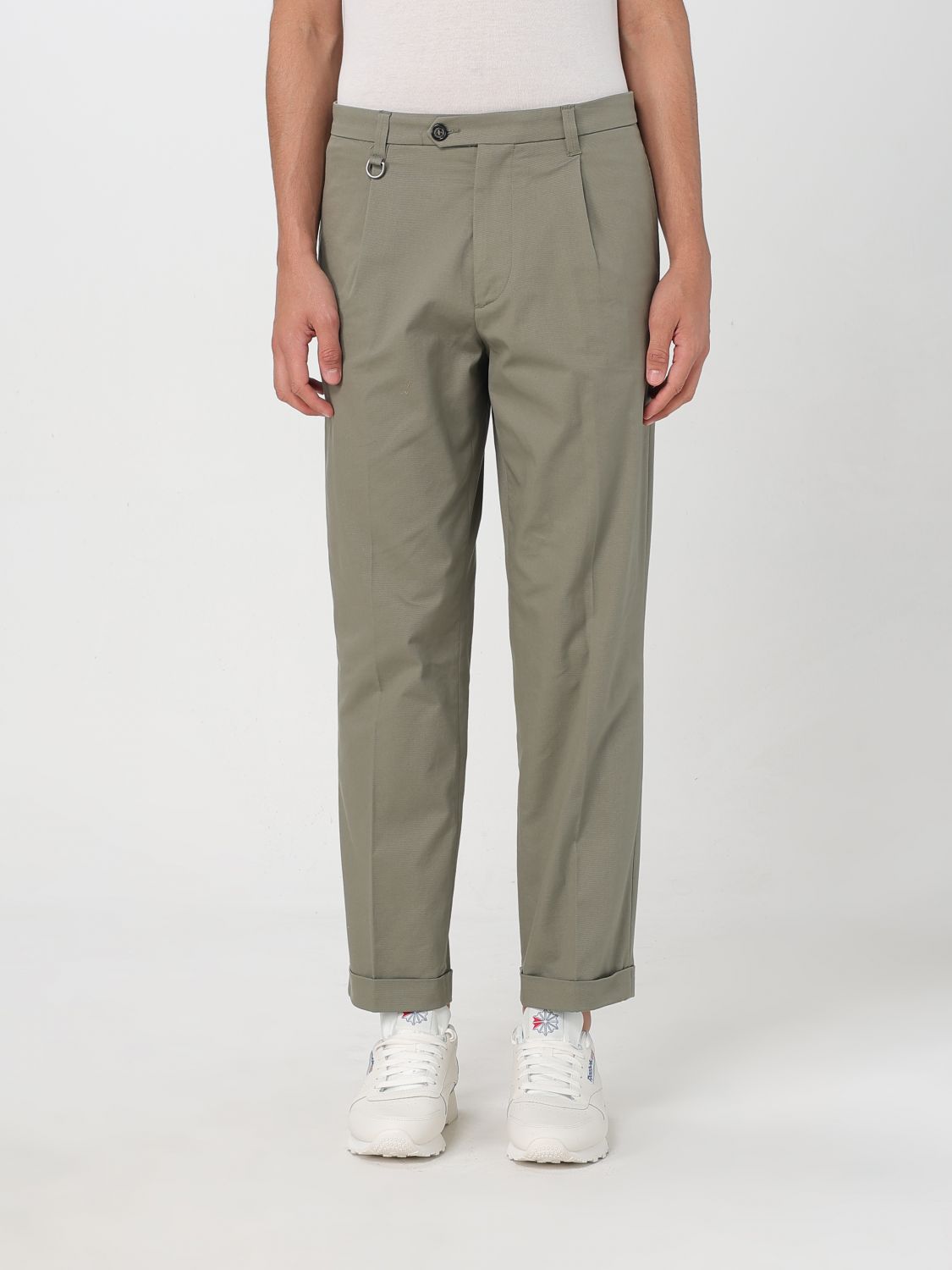 Paolo Pecora Pants Men Color Green