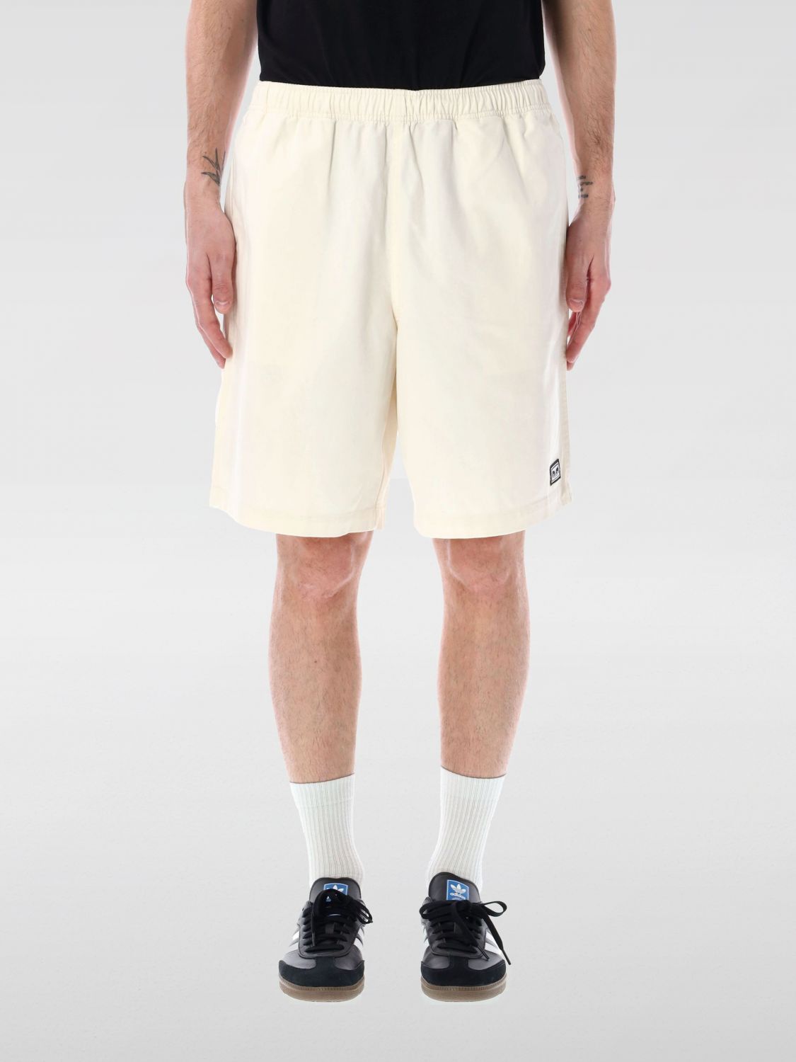 Shop Obey Short Men Color White