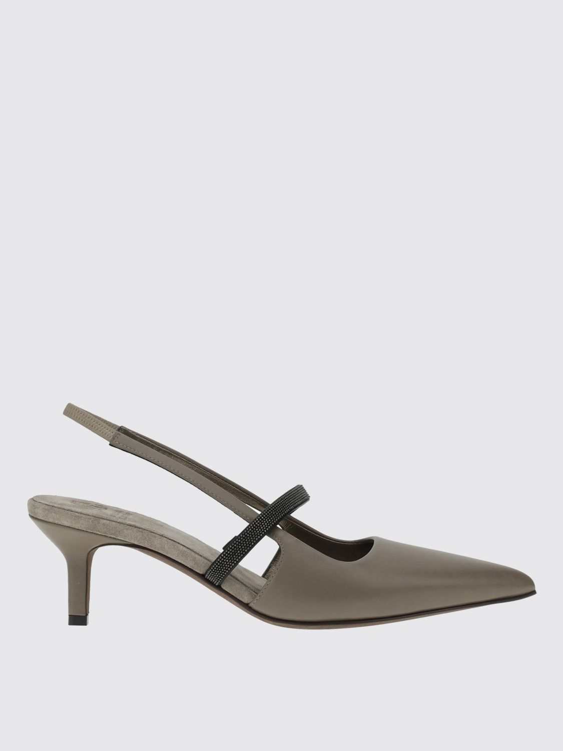 Brunello Cucinelli Ballet Flats  Woman Color Grey