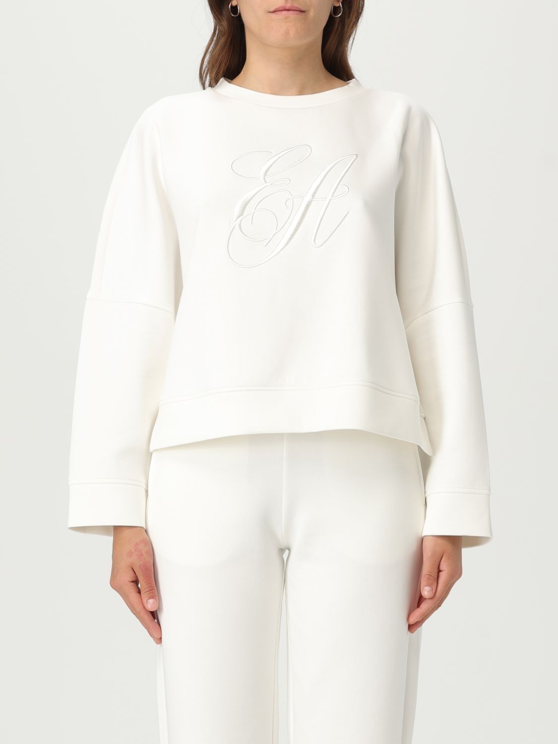 EMPORIO ARMANI SWEATER EMPORIO ARMANI WOMAN COLOR WHITE G95998001