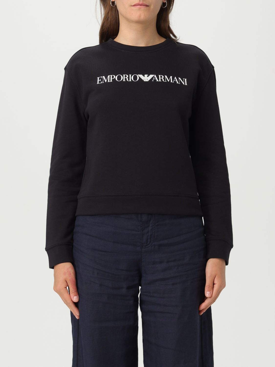 EMPORIO ARMANI SWEATER EMPORIO ARMANI WOMAN COLOR BLUE G96018009
