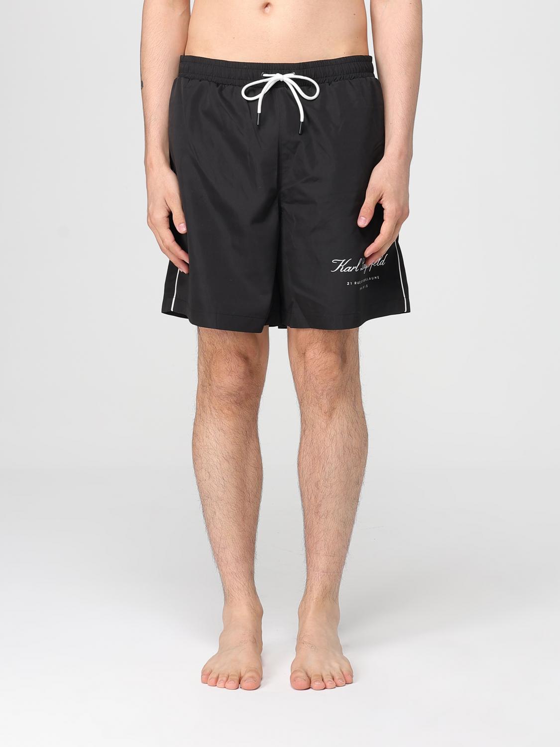Swimsuit KARL LAGERFELD Men color Black