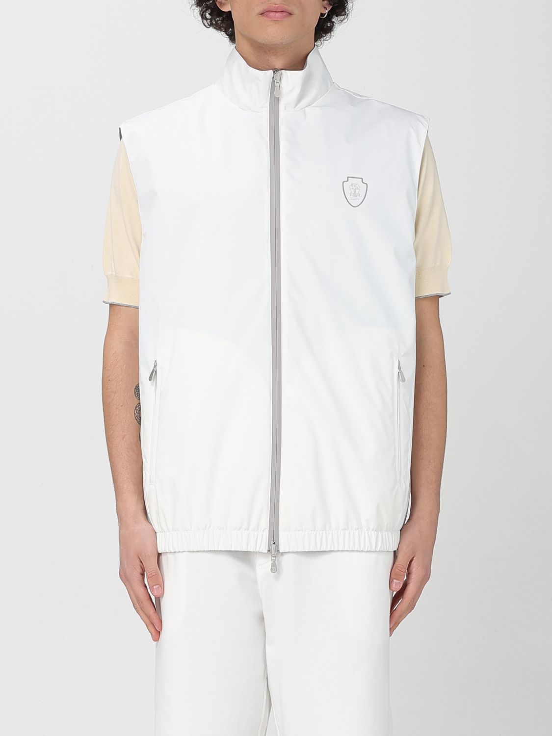 Brunello Cucinelli Nylon Weather-resistant Reversible Gilet