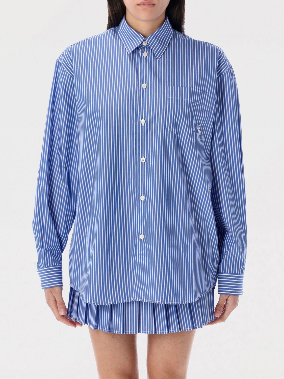 SPORTY AND RICH SHIRT SPORTY & RICH WOMAN COLOR BLUE G96261009