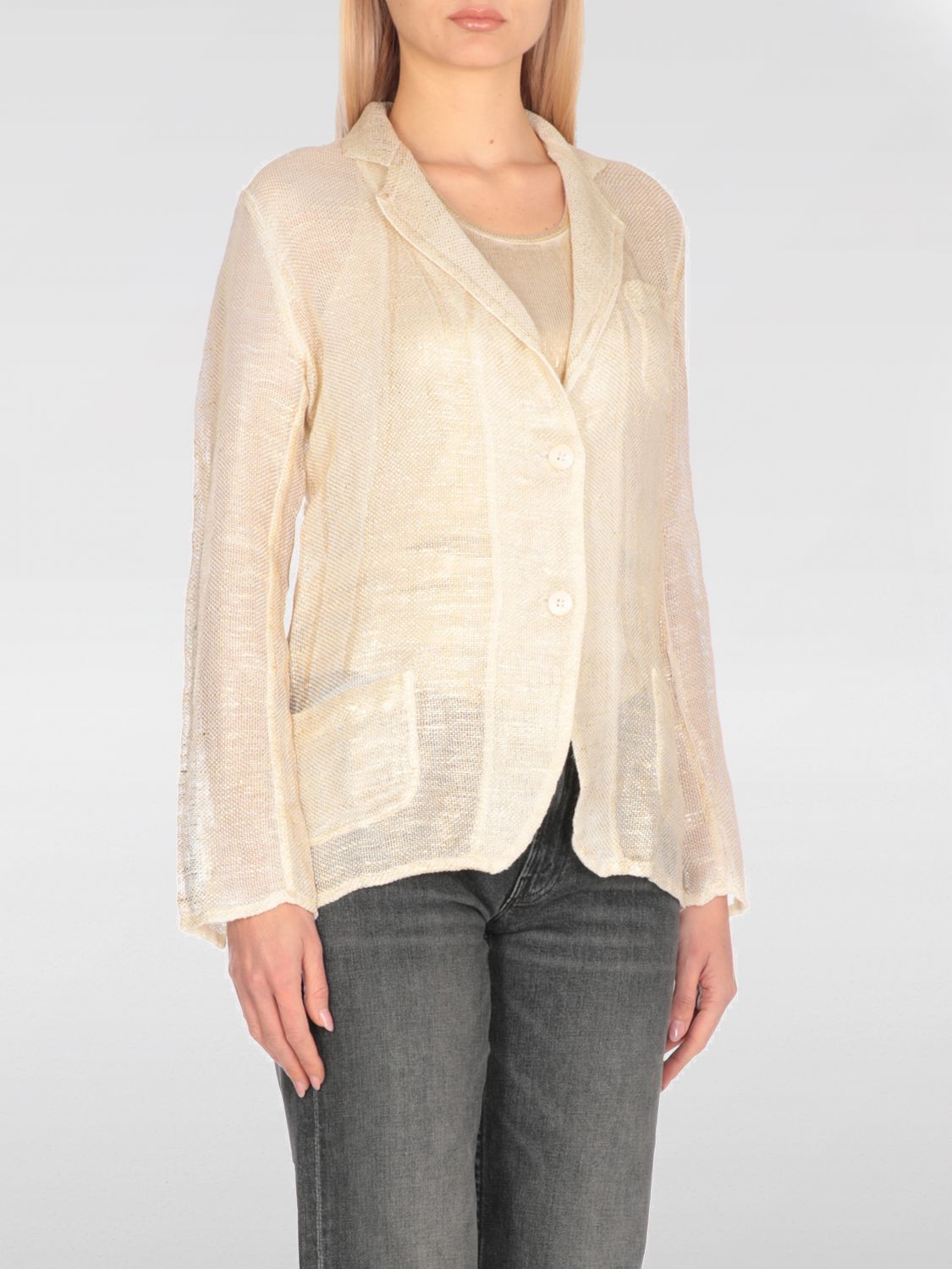 Avant Toi Blazer Woman Color Gold In Nude