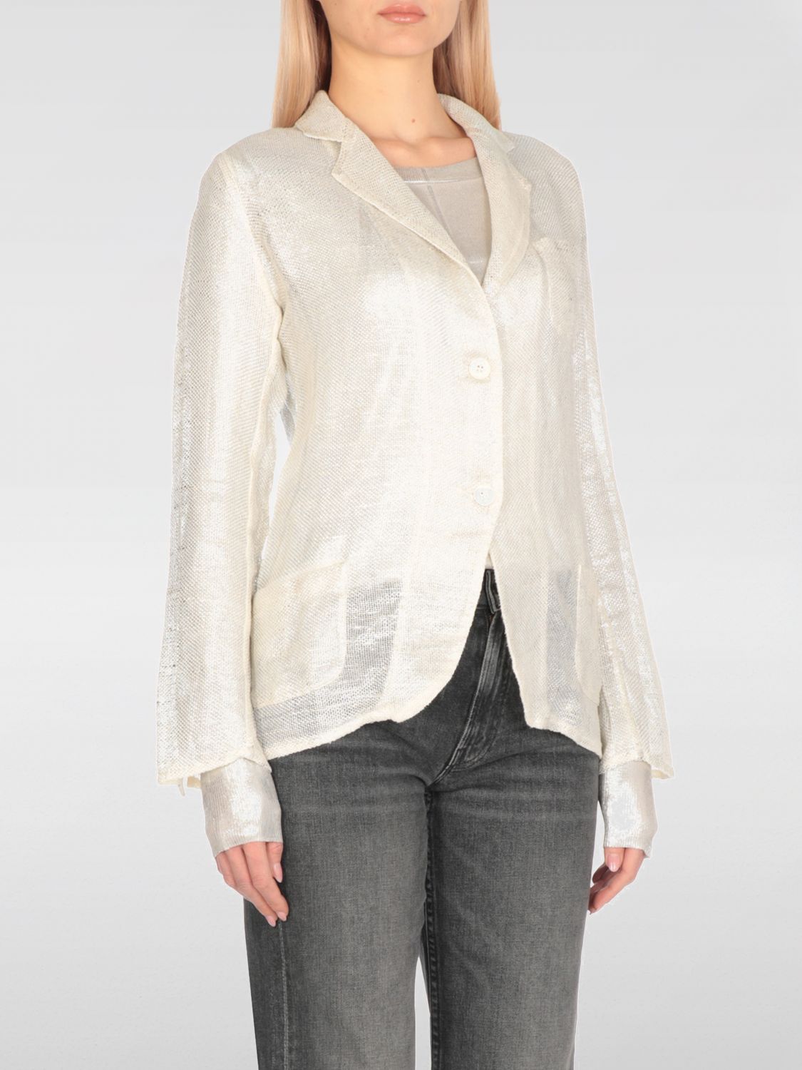 Avant Toi Linen Blend Single-breasted Jacket