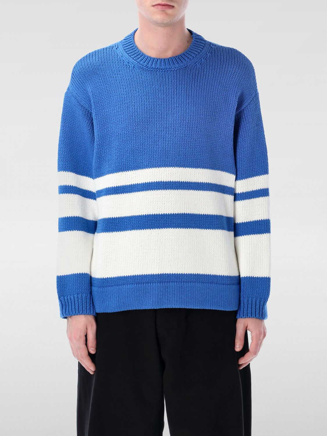 YMC YOU MUST CREATE SWEATER YMC MEN COLOR ROYAL BLUE G96368084