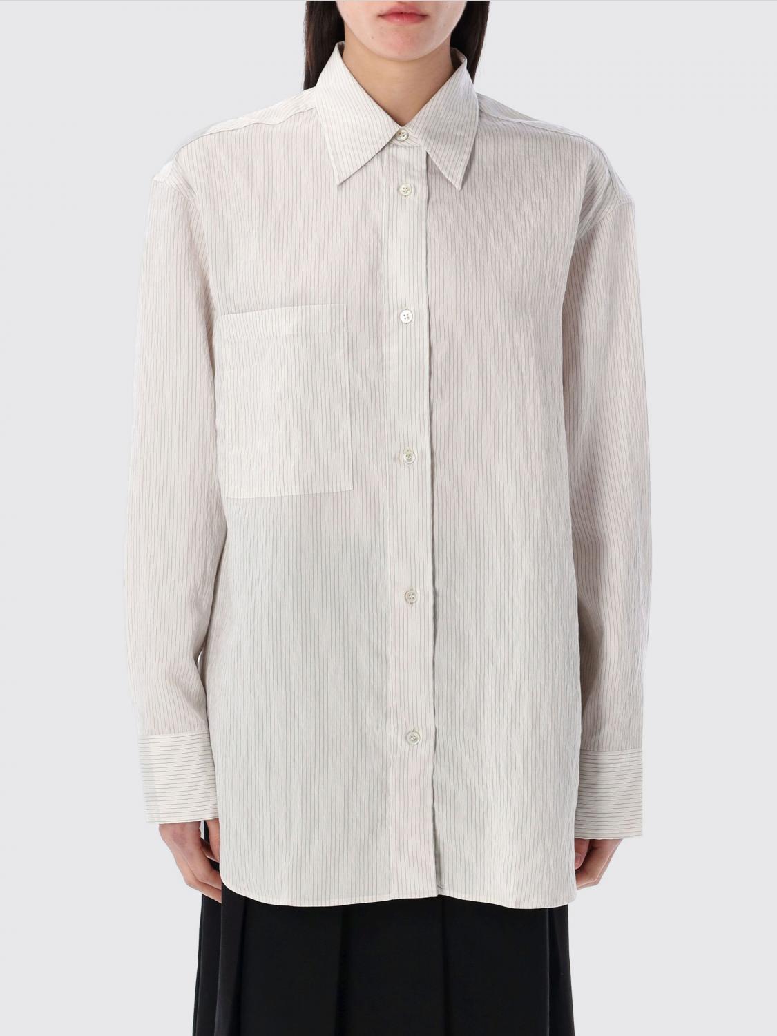 Studio Nicholson Oversized Striped Shirt Chest Pocket
