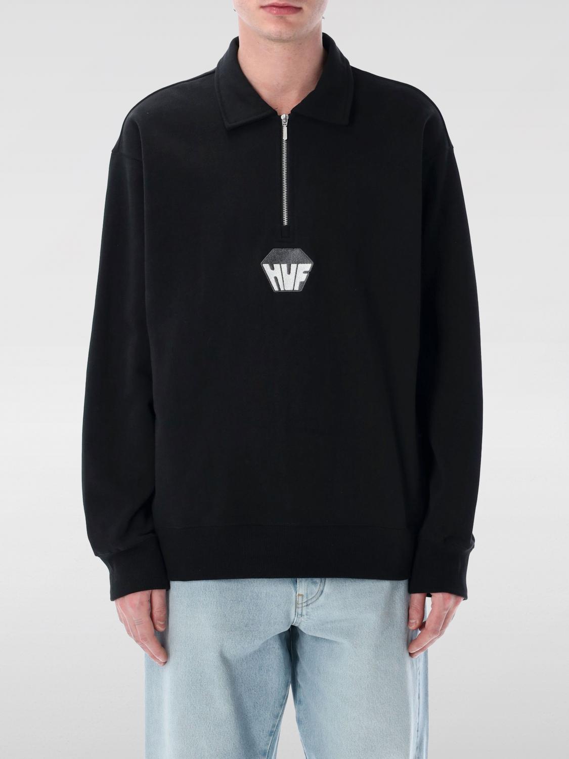 Huf Big Block ¼ Zip French Terry