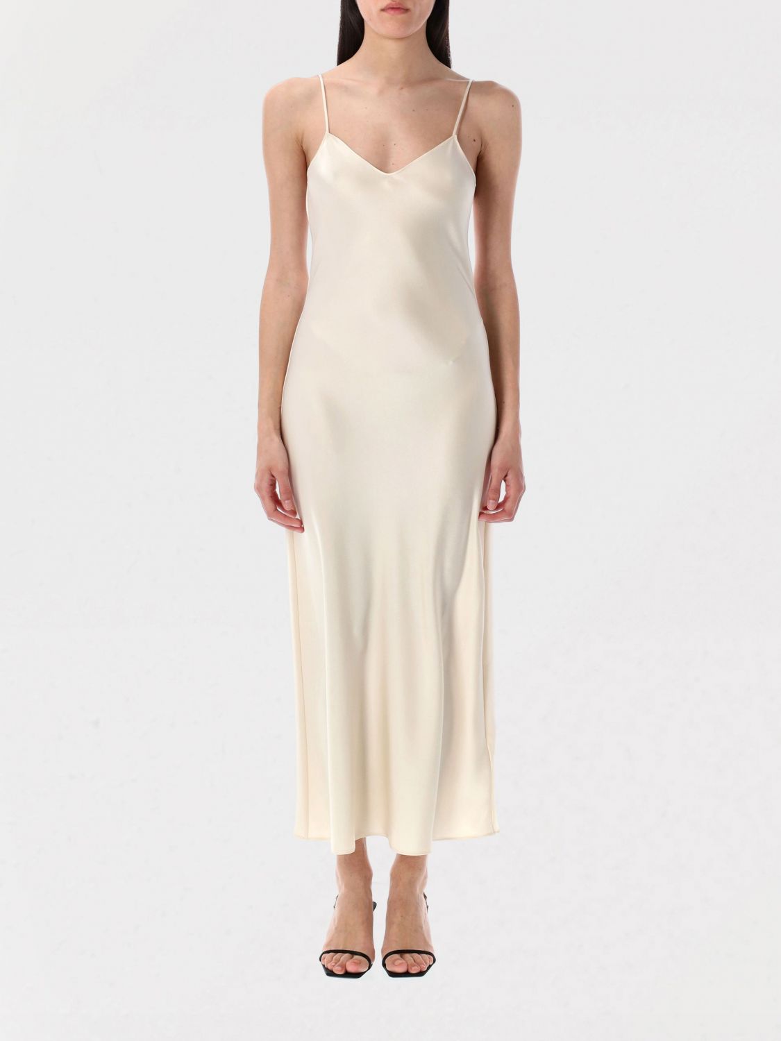 Shop Polo Ralph Lauren Dress Woman Color Champagne