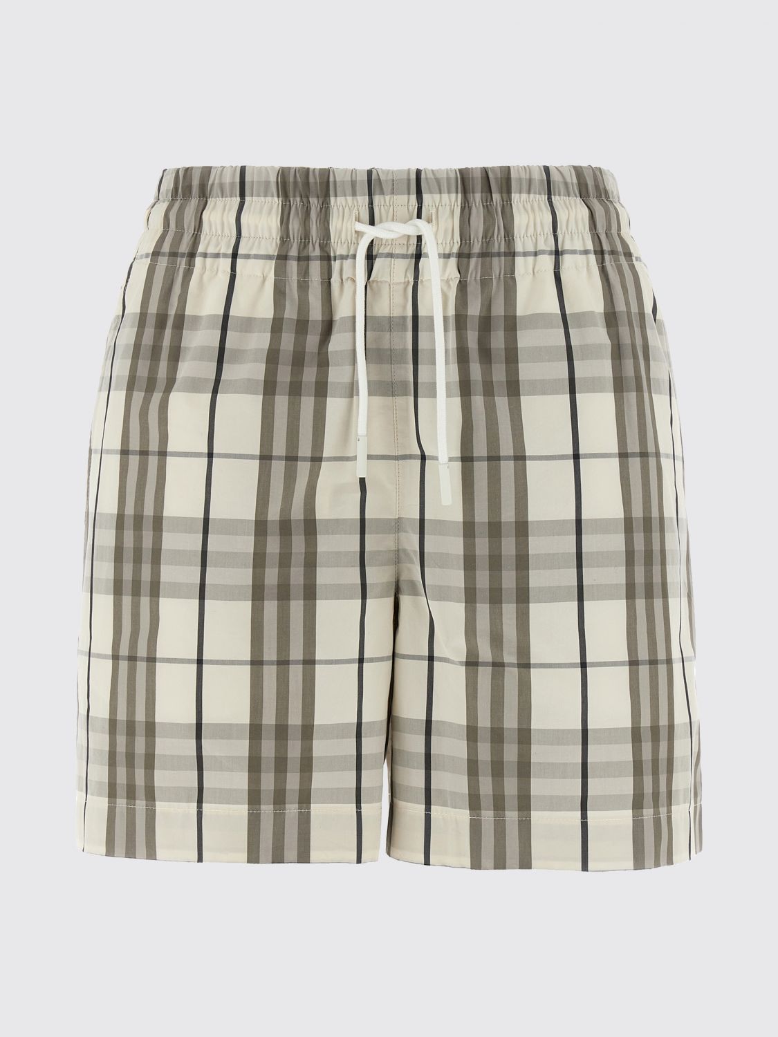Burberry BURBERRY Shorts Woman color Grey　BURBERRY ショートパンツ ウーマン カラー グレー