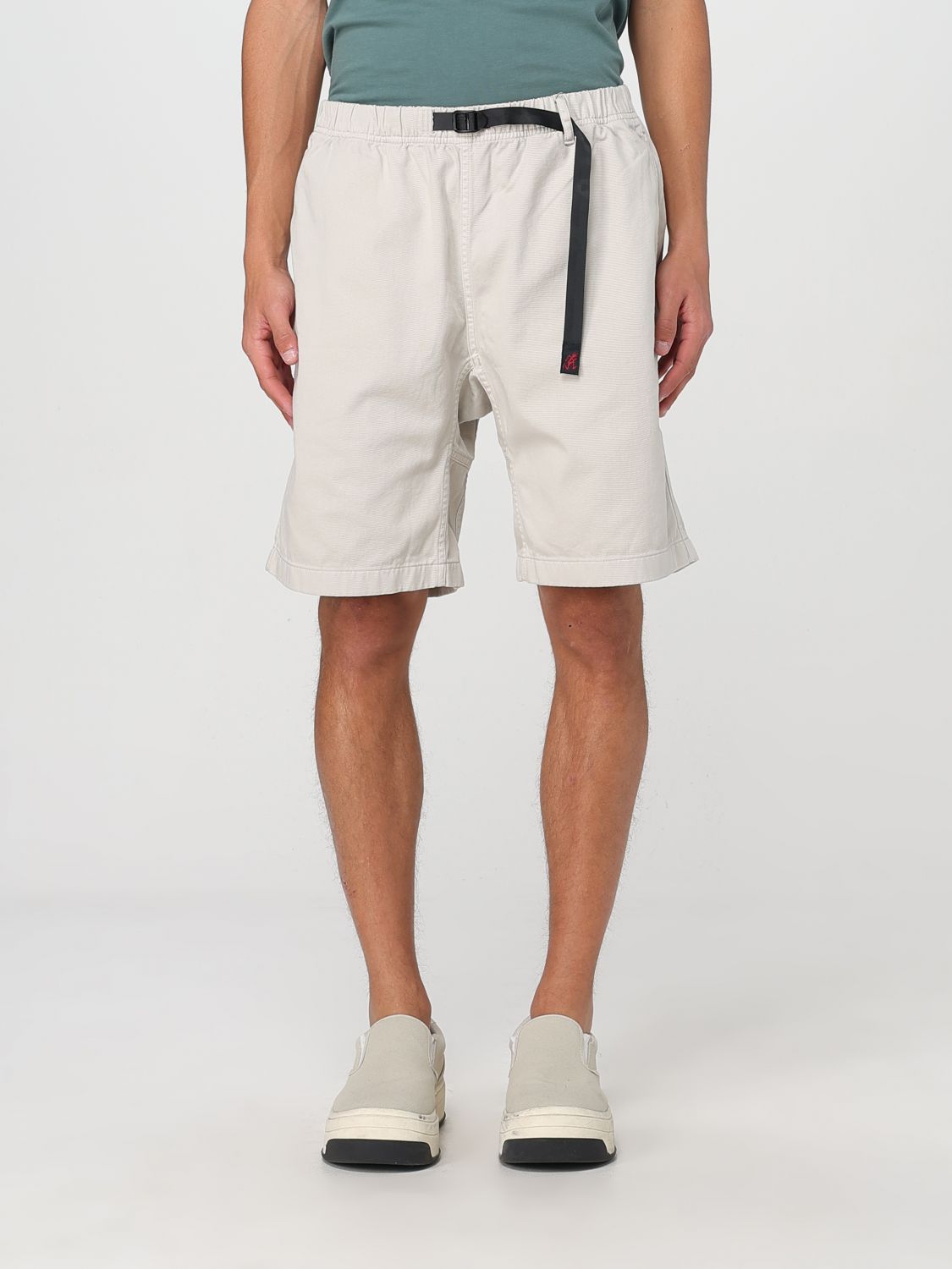 Gramicci Dove Grey Cotton Ridge Bermuda Shorts
