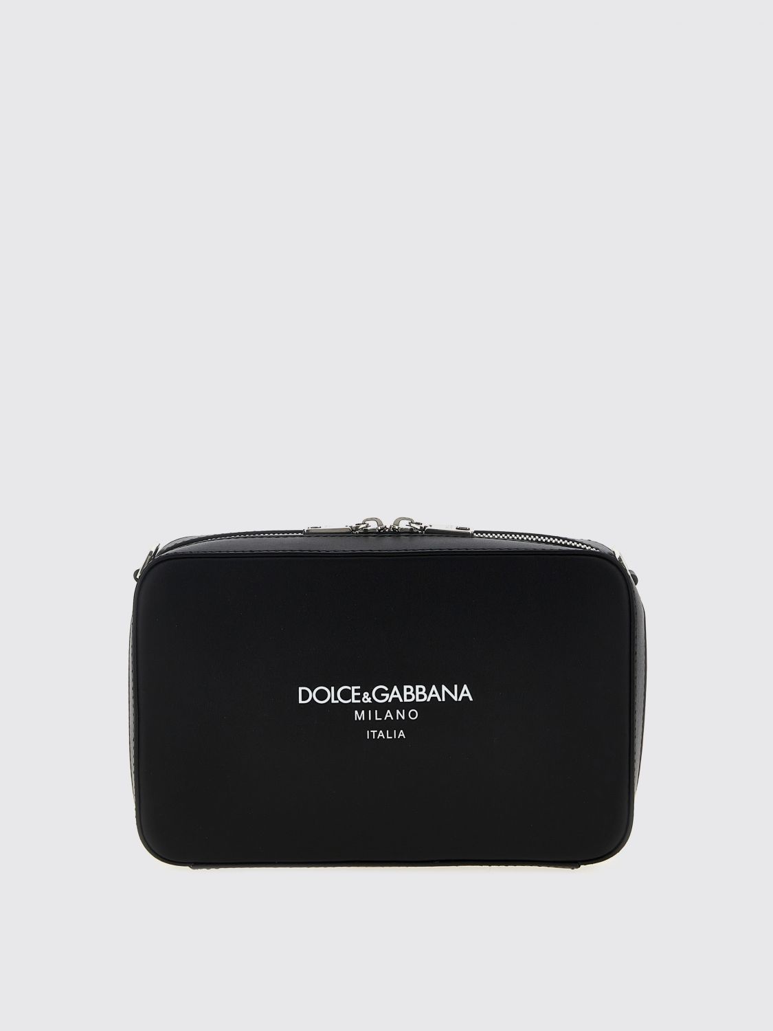 Dolce & Gabbana Brand Logo Adjustable Rectangular Messenger Bag Strap