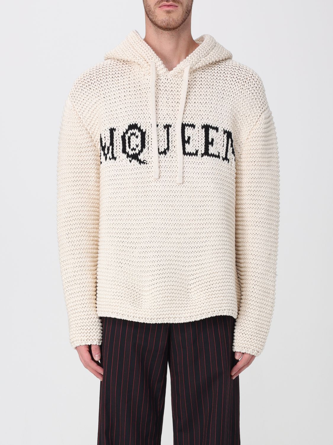 Alexander Mcqueen Sweatshirt Mcqueen Men Color Beige In Neutral