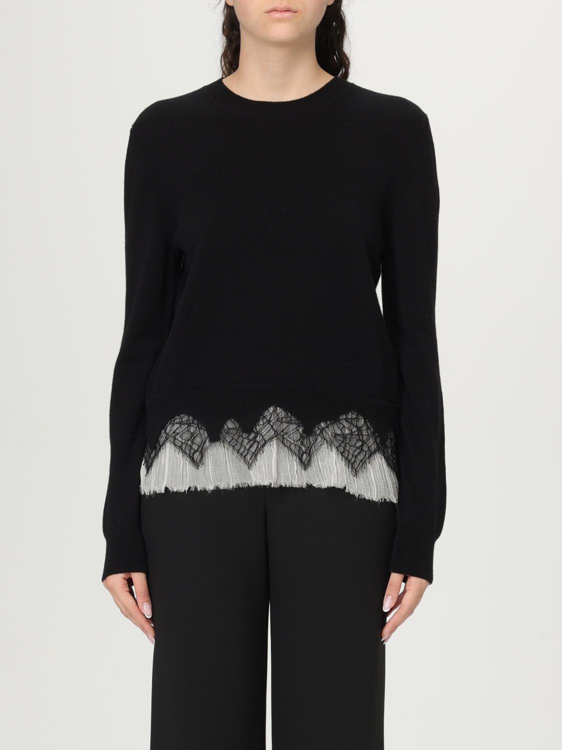 Alexander Mcqueen Alexander Mc Queen Black Ivory Wool Cashmere Cardigan