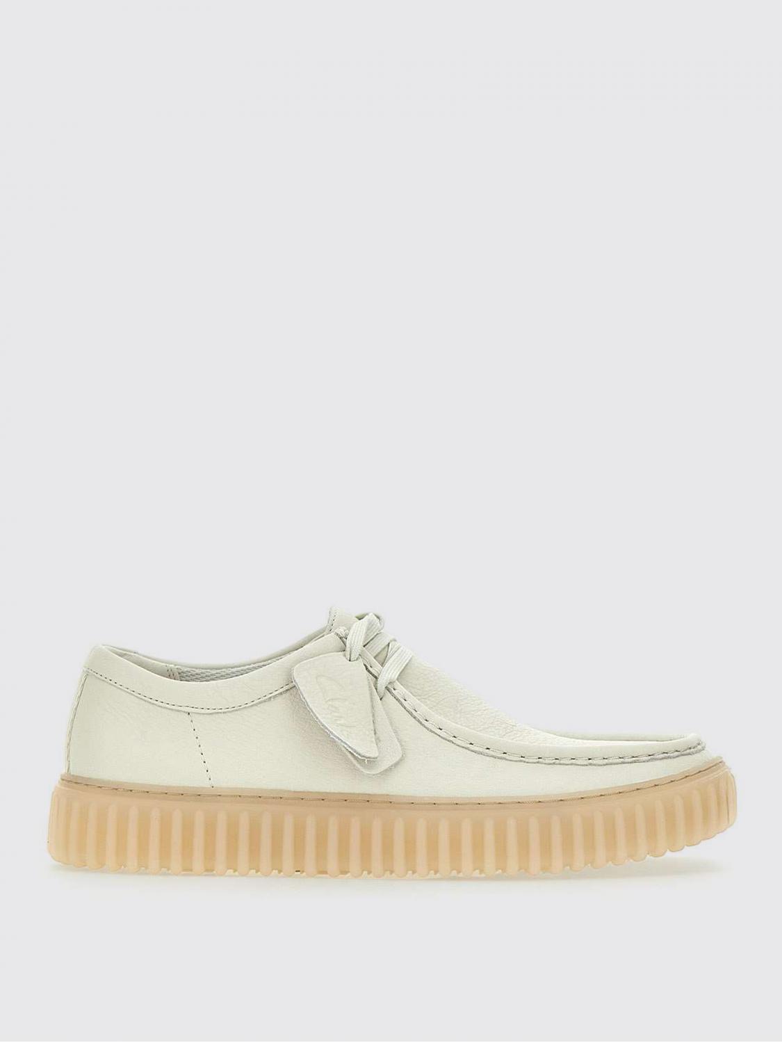 Clarks Brogue Shoes  Men Color White