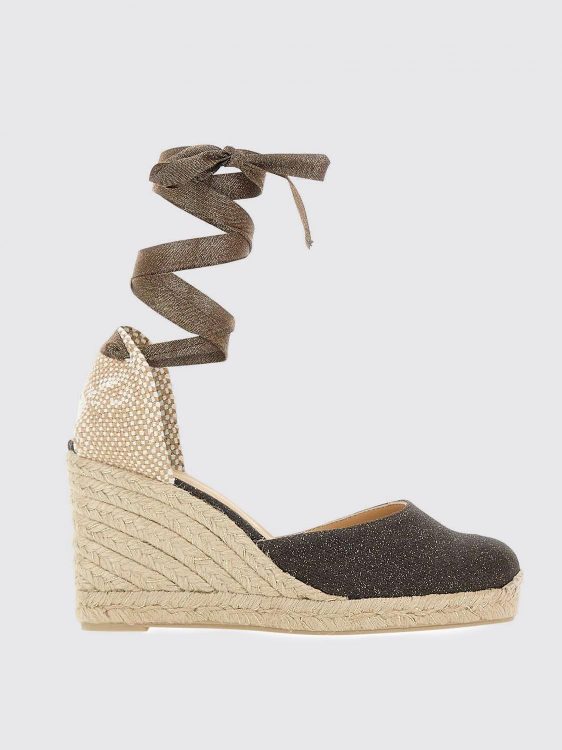 Castaã±er Scarpe Con Zeppa Castañer Donna Colore Marrone