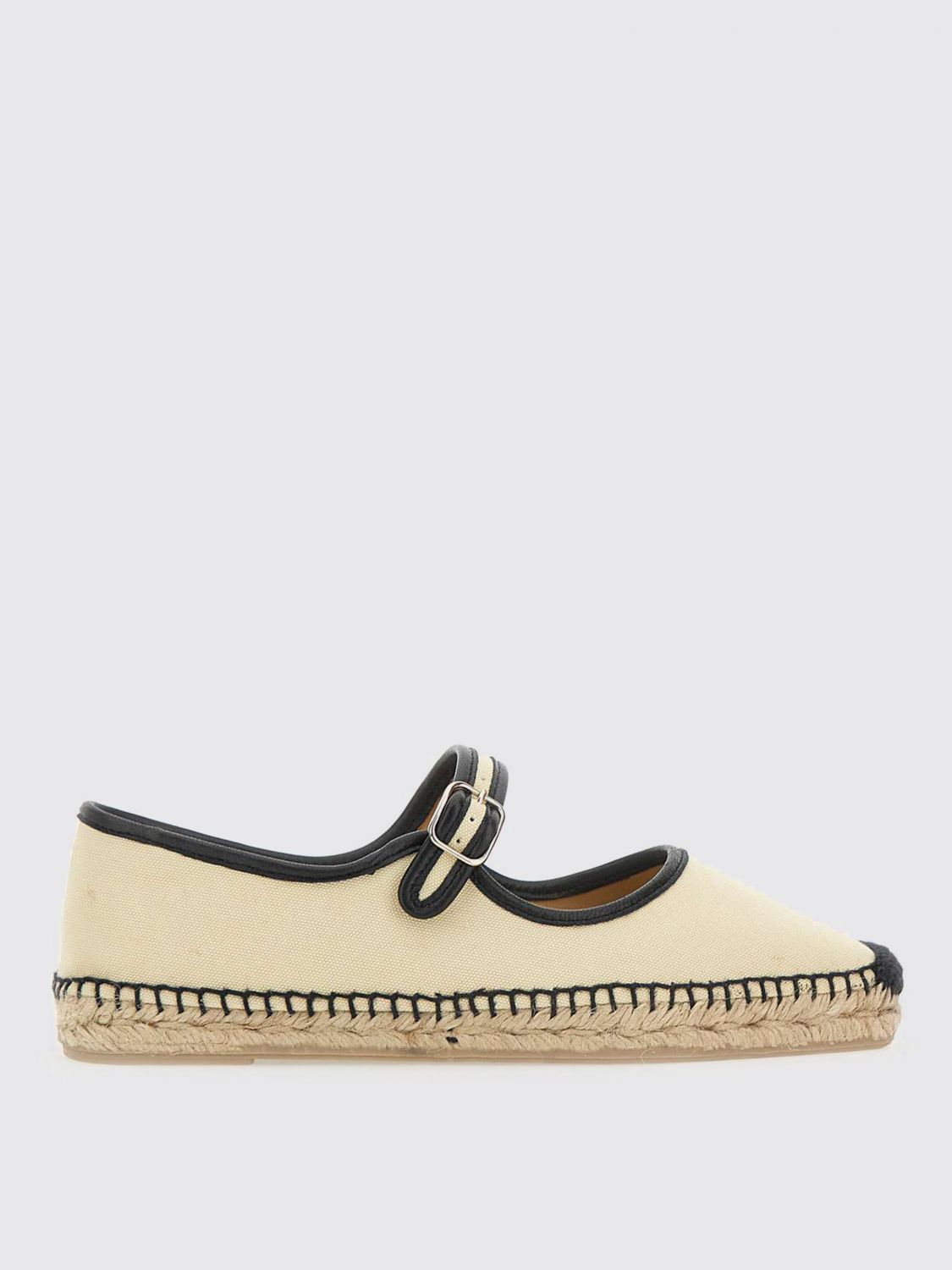 Shop Castaã±er Espadrilles Castañer Woman Color White