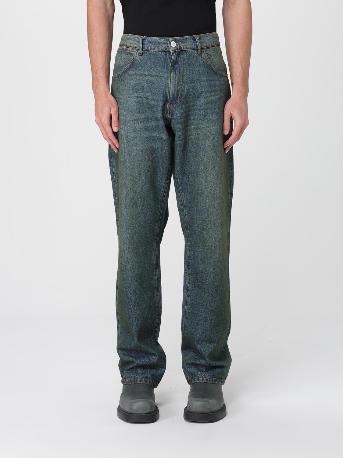 Amish Jeans  Uomo Colore Blue In Black