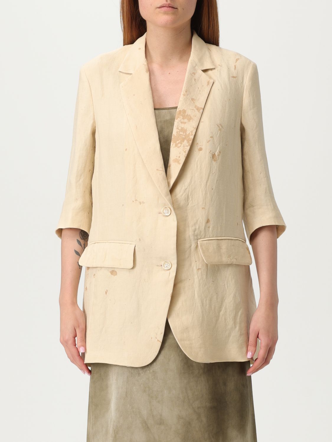 Uma Wang Jacket Woman Color Beige
