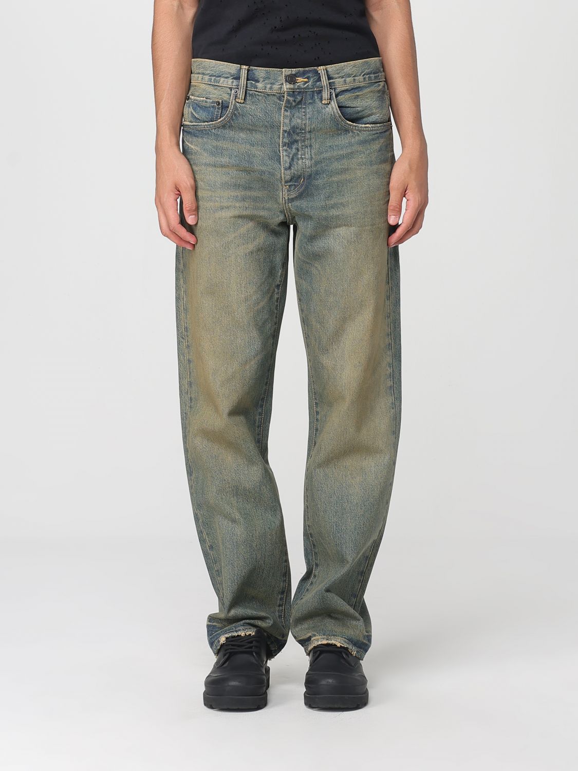 Purple Jeans  Herren Farbe Gelb In Blue
