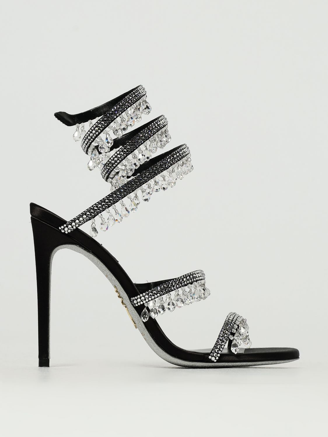 René Caovilla Heeled Sandals Rene Caovilla Woman Color Black