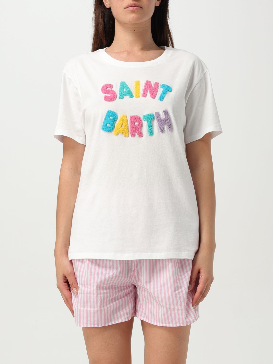 MC2 SAINT BARTH T-SHIRT MC2 SAINT BARTH WOMAN COLOR BEIGE G97007022