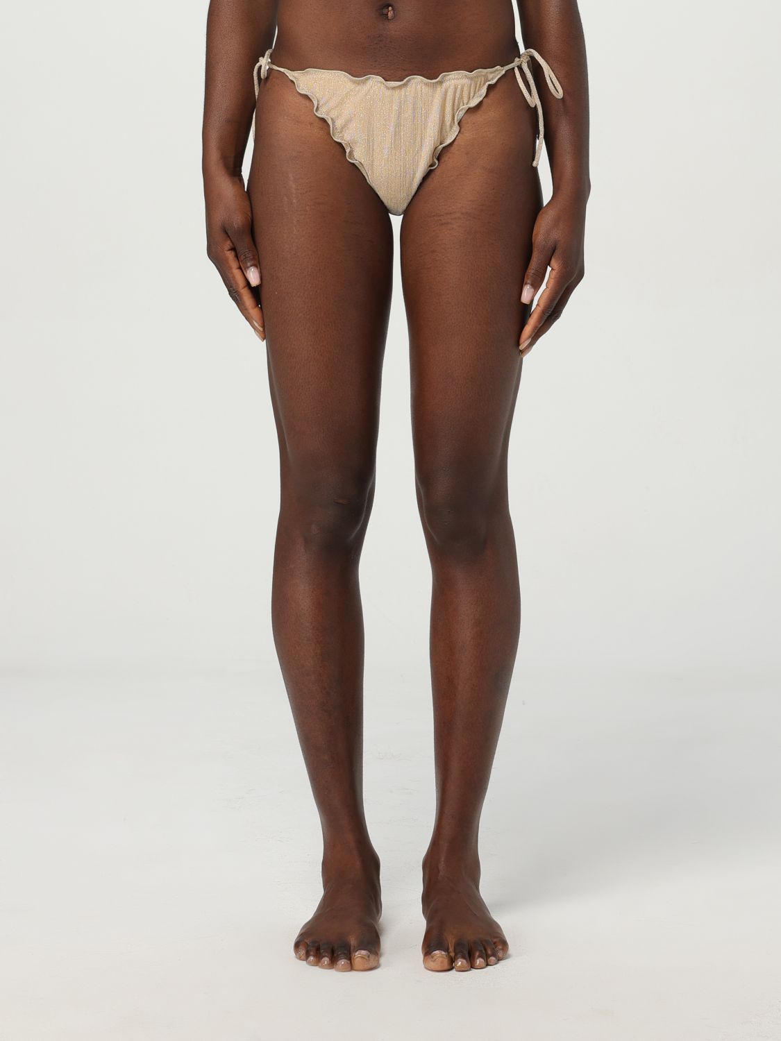 Shop Mc2 Saint Barth Swimsuit Woman Color Beige