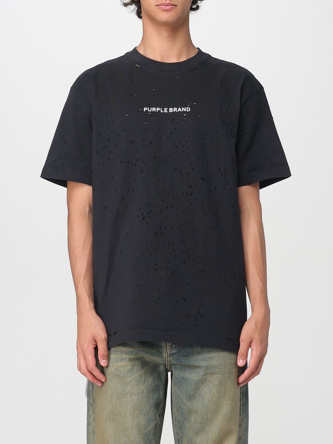Purple Trademark T-shirt Black In Blue