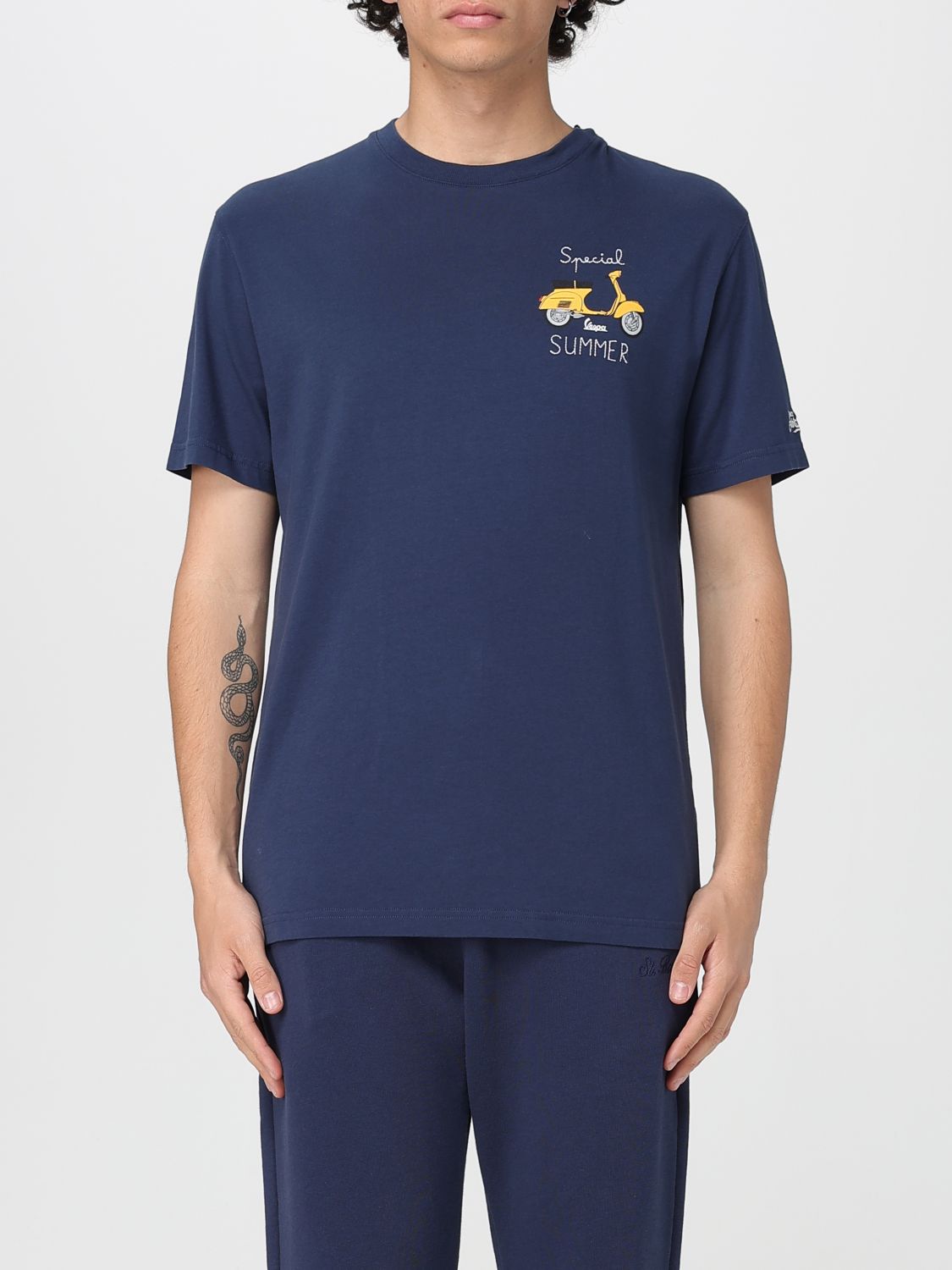 MC2 SAINT BARTH T-SHIRT MC2 SAINT BARTH MEN COLOR BLUE G97048009
