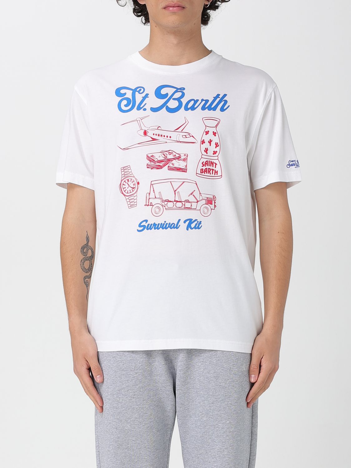 MC2 SAINT BARTH T-SHIRT MC2 SAINT BARTH MEN COLOR WHITE 1 G97048243